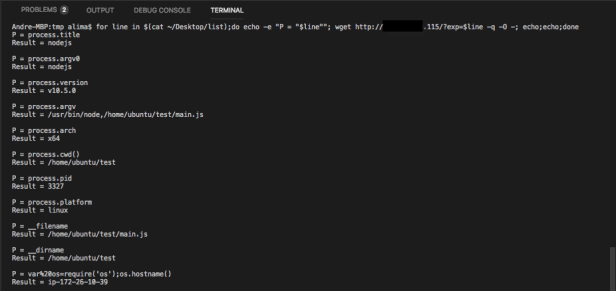 Figure 3 – information gathering